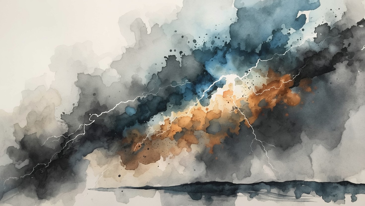 Free Storm Lightning Drama Image - Storm, Lightning, Watercolor ...