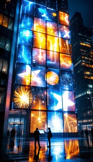 Free Digital Light Symphony Image - Digital, Screens, Urban | Download ...