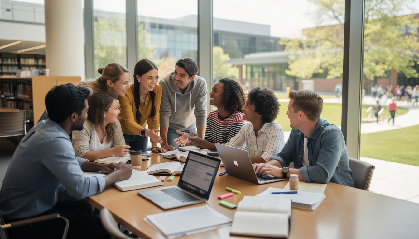 Study Study Study Free Group Study Session Image - Students, Studying, Library | Download ...