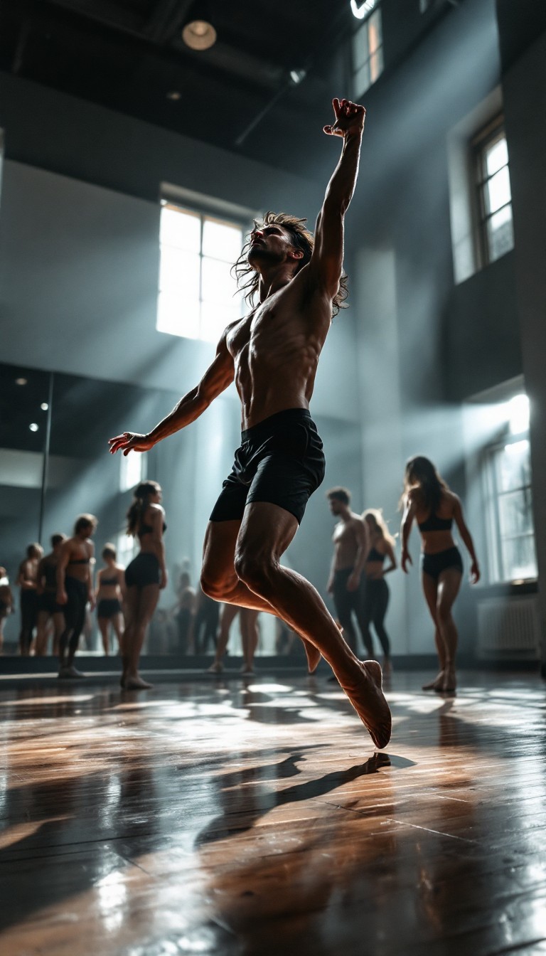 Free Dancer's Dramatic Leap Image - Dance, Leap, Studio | Download at ...