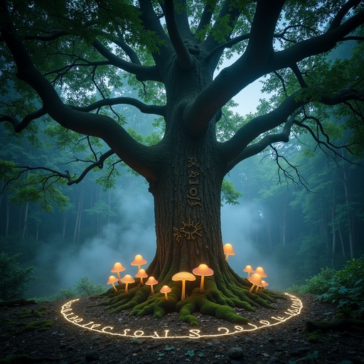 Tree Myst Free Mystic Fox Tree Image - Tree, Fox, Folklore | Download at StockCake