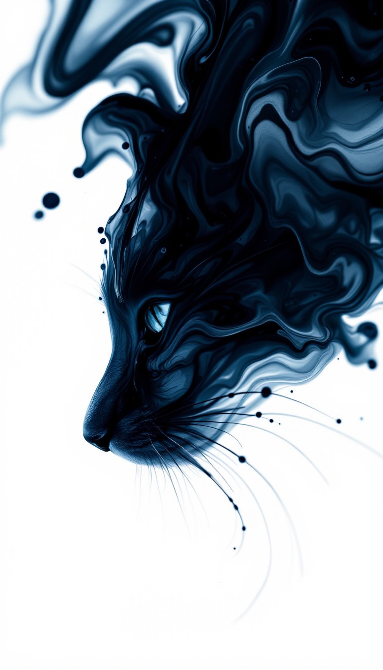 Free Flowing Ink Beast Image - Ink, Fluid, Abstract | Download at StockCake
