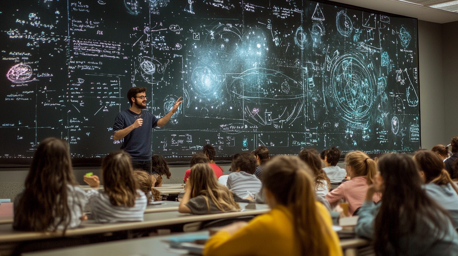 Free Astrophysics Classroom Lecture Image - Education, Science ...