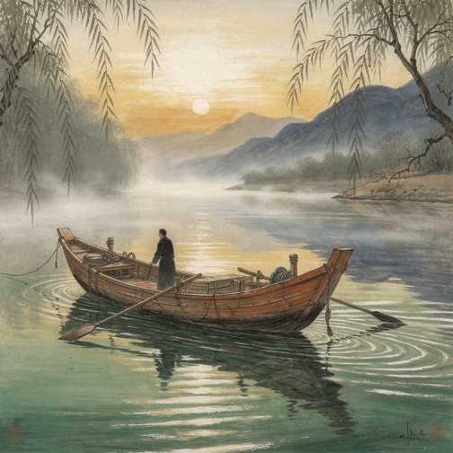 Free Misty River Journey Image - Boat, River, Waterway | Download at ...