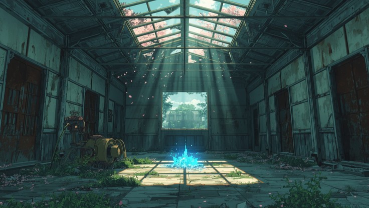 Free Nature Reclaims Technology Image - Anime, Abandoned, Architecture ...