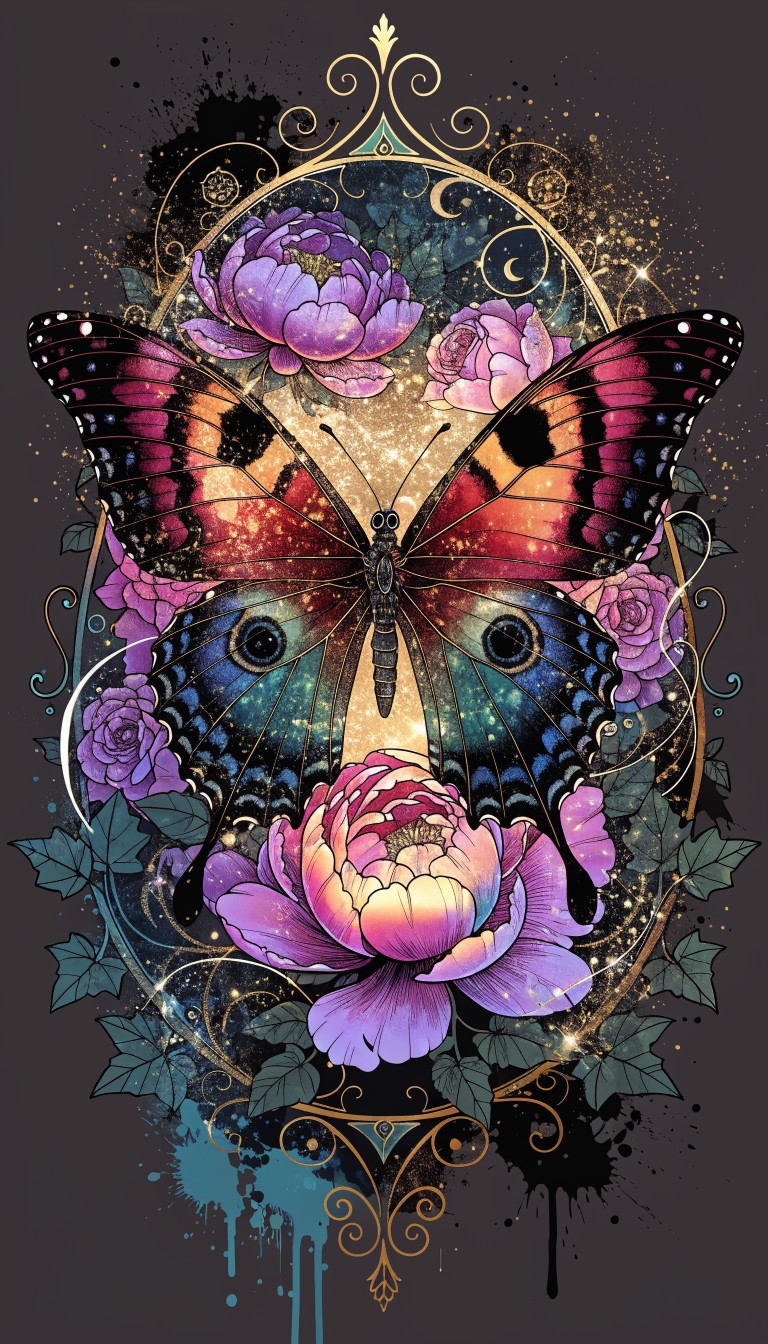 Butterfly Backdraft Design Download Ornate Butterfly Design Image - Butterfly, Tattoo ...