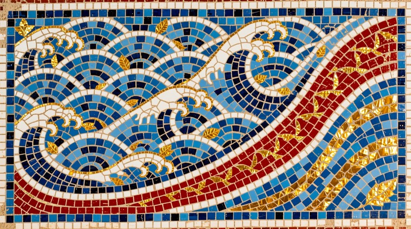 Free Mosaic Wave Pattern Image - Mosaic, Ceramic, Tiles | Download at ...