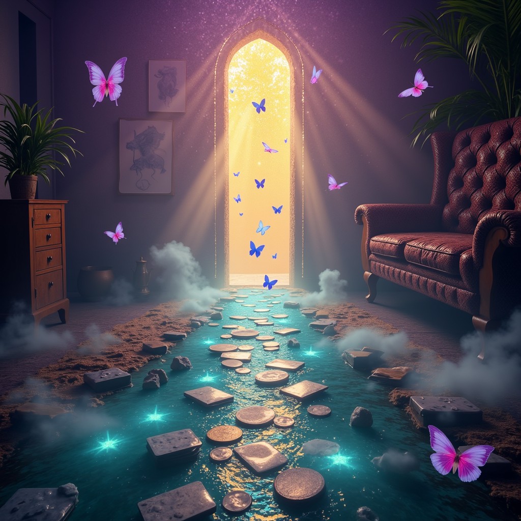Free Magical Butterfly Gateway Image - Surreal, Magical, Portal ...