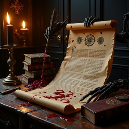 Dreaded Scroll Free Mystical Forbidden Scroll Image - Gothic, Parchment, Scroll ...