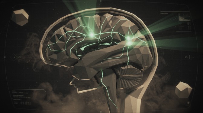 Brain Subtle Overlay Free Geometric Brain Illumination Image - Brain, Geometric, Neural ...