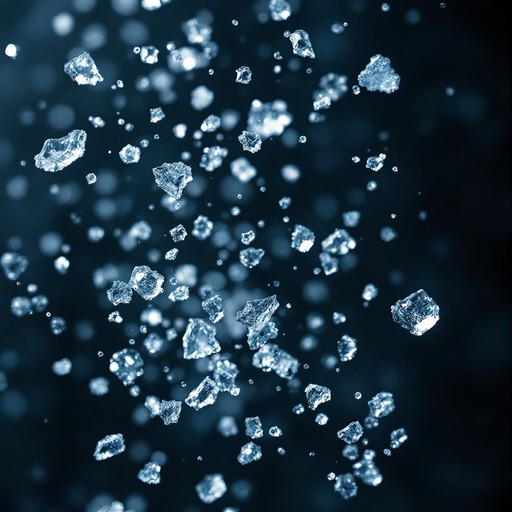 Free Floating Glass Fragments Image - Glass, Fragments, Suspended ...