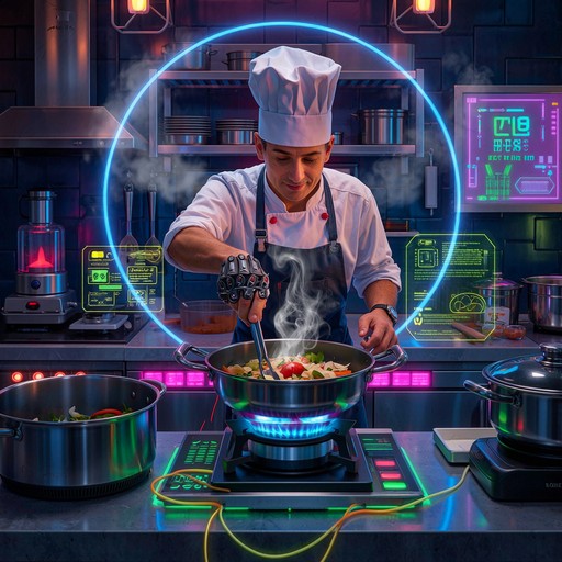Free Cyberpunk Culinary Future Image - Chef, Cooking, Cyberpunk ...
