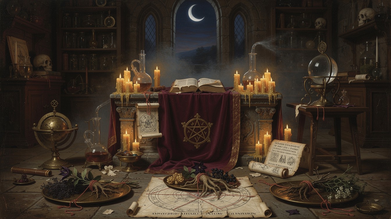 Free Mysterious Ritual Chamber Image - Occult, Ritual, Mystical ...