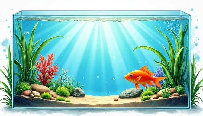 Photo inspiration: Visual Reference: Free Tranquil Aquarium Scene Image