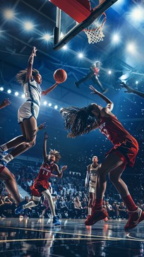 Free Intense Basketball Action Image - Basketball, Arena, Athlete ...