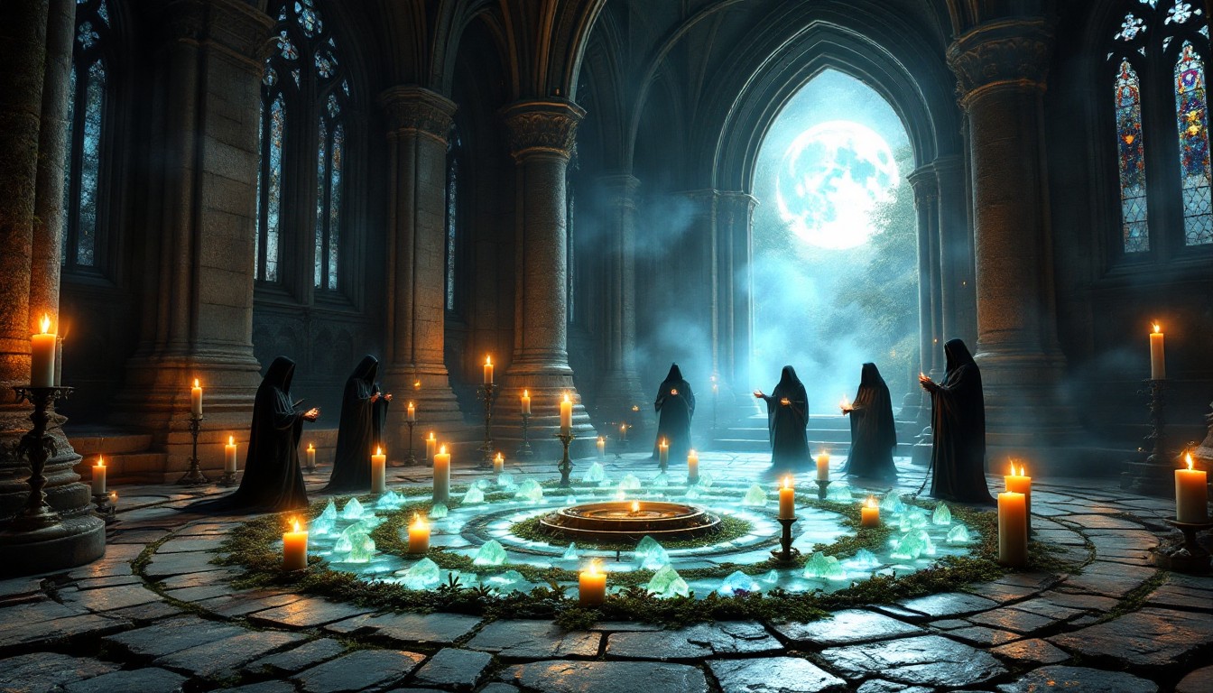 Free Moonlit Ritual Chamber Image - Gothic, Ritual, Moonlight ...