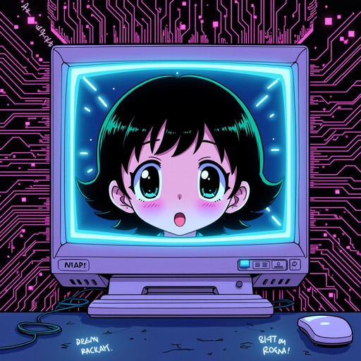 Free Digital Anime Portal Image - Anime, Digital, Retro | Download at ...