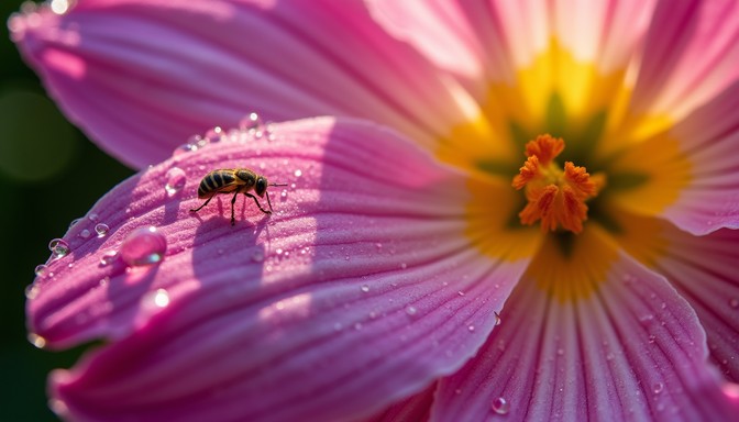Free Insect on Flower Image - Insect, Flower, Macro | Download at StockCake