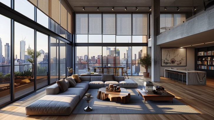 Apartment Design 2025: The Best Ideas for Modern Living - Luxury Urban Apartment Living Spaces