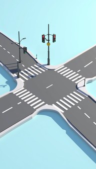 Free Geometric Urban Crossing Image - Isometric, Intersection, 3d ...