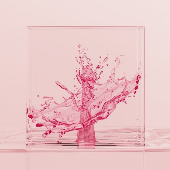 Pink Spray Flow Free Pink Crystal Flow Image - Pink, Crystal, Fluid | Download at StockCake