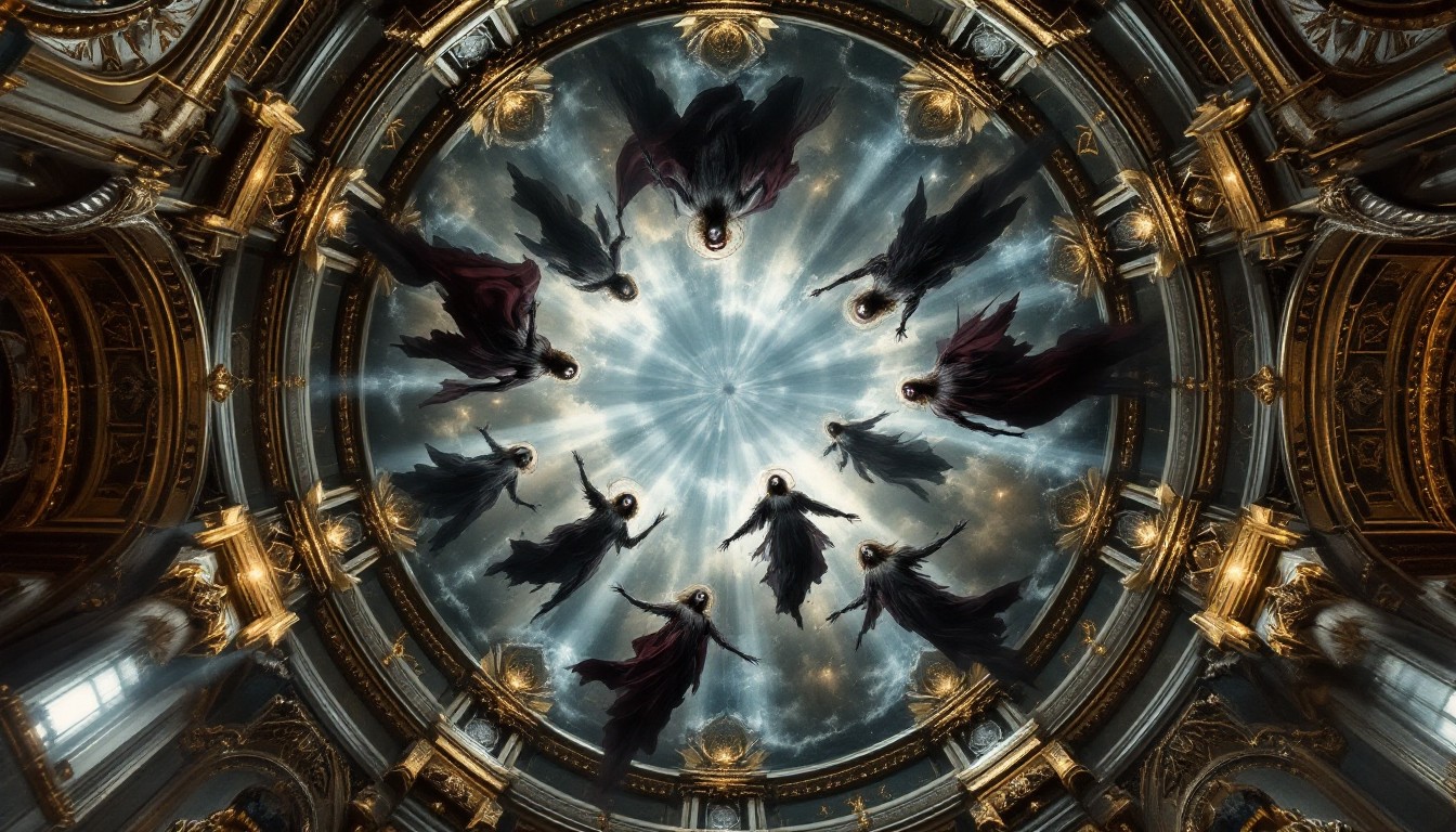 Free Gothic Ceiling Angels Image - Gothic, Baroque, Angels | Download ...