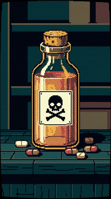 Free Poison Pixel Potion Image - Pixel, Potion, Bottle | Download at ...