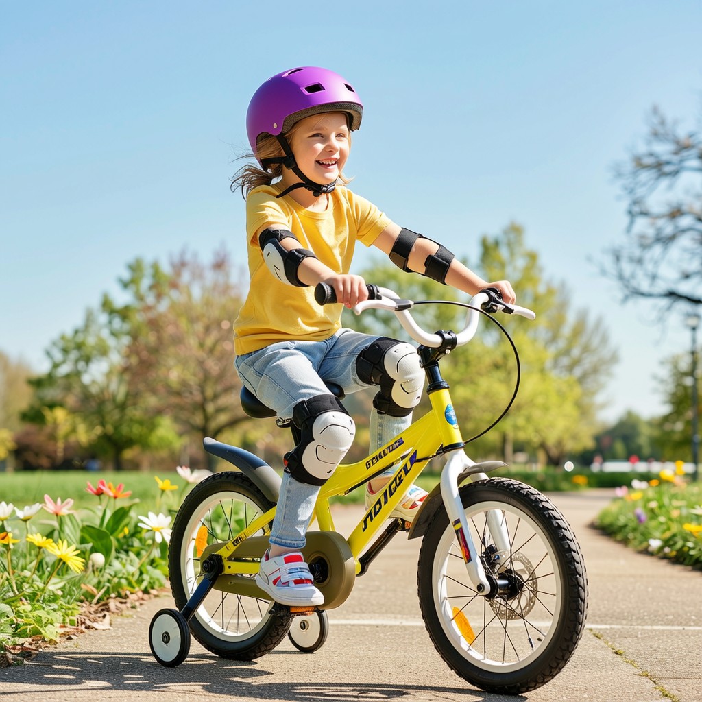 Yellow And Blue Rides Free Child Rides Yellow Bicycle Image - Child, Bicycle, Riding ...