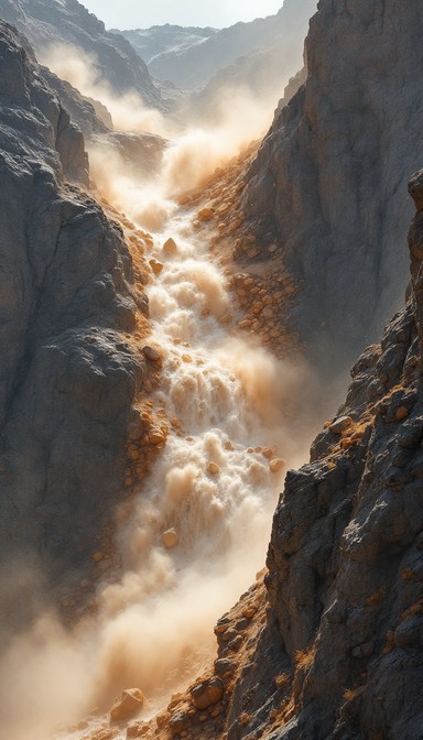 Free Mountain Avalanche Moment Image - Avalanche, Rockslide, Mountain ...