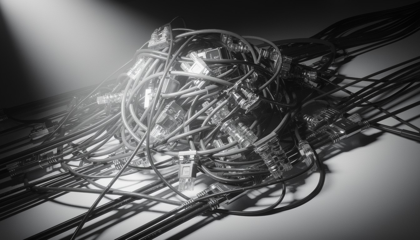 Free Tangled Wire Chaos Image - Cables, Wires, Tangled | Download at ...