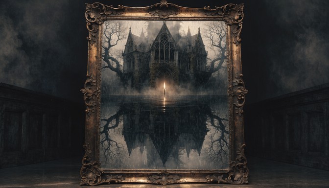 Free Gothic Mirror Reflection Image - Gothic, Mirror, Victorian ...