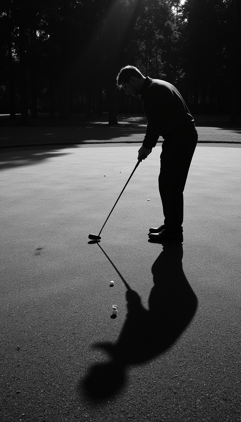 Golf Lessonn Shadow Free Shadow and Stroke Image - Golf, Silhouette, Putting | Download at ...