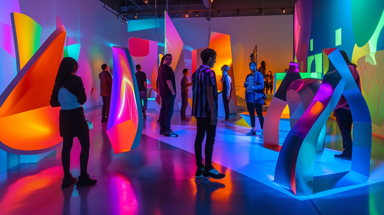 Free Vibrant Art Installation Image - Art, Installation, Gallery ...