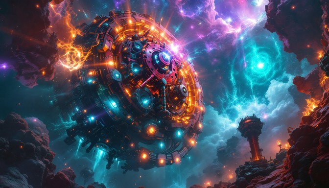 Free Dimensional Power Engine Image - Generator, Cosmic, Surreal ...