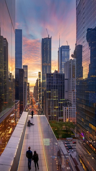 Free Sunset City View Image - Sunset, Cityscape, Skyscrapers | Download ...