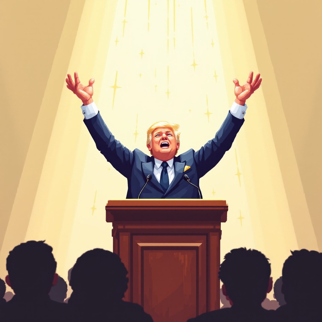 Free Triumphant Pixel Leader Image - Pixelart, Leader, Podium ...