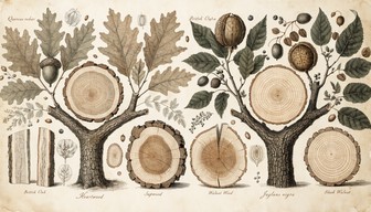 Tree Structure Timber Free Botanical Wood Anatomy Image - Botanical, Illustration, Wood ...