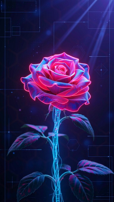 Free Neon Cyberpunk Roses Image - Neon, Cyberpunk, Roses | Download at ...