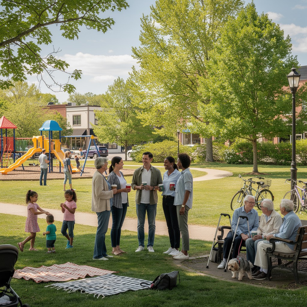 Community Events In Park Free Community Park Gathering Image - Community, Park, Neighbors ...