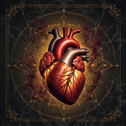 Free Sacred Heart Alchemy Image - Heart, Anatomical, Gothic 