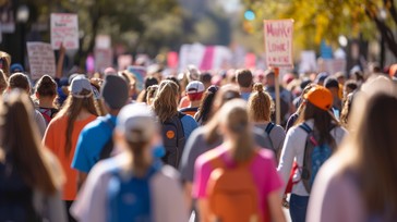 Free Protesters Marching Together Image - Protest, March, Activism ...