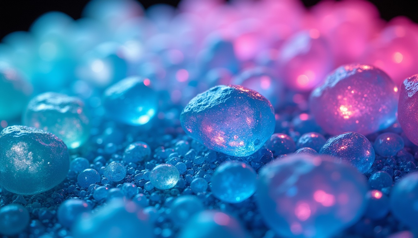 Free Prismatic Blue Magenta Image - Macro, Droplets, Blue | Download at ...