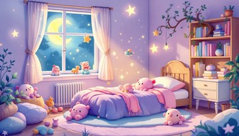 Free Magical Bedroom Adventure Image - Magical, Bedroom, Nighttime ...