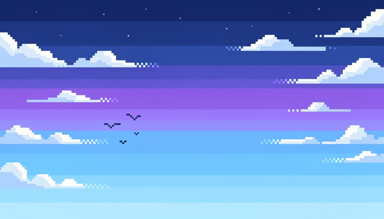 Free Endless Pixel Horizon Image - Pixel, Retro, Sky | Download at ...