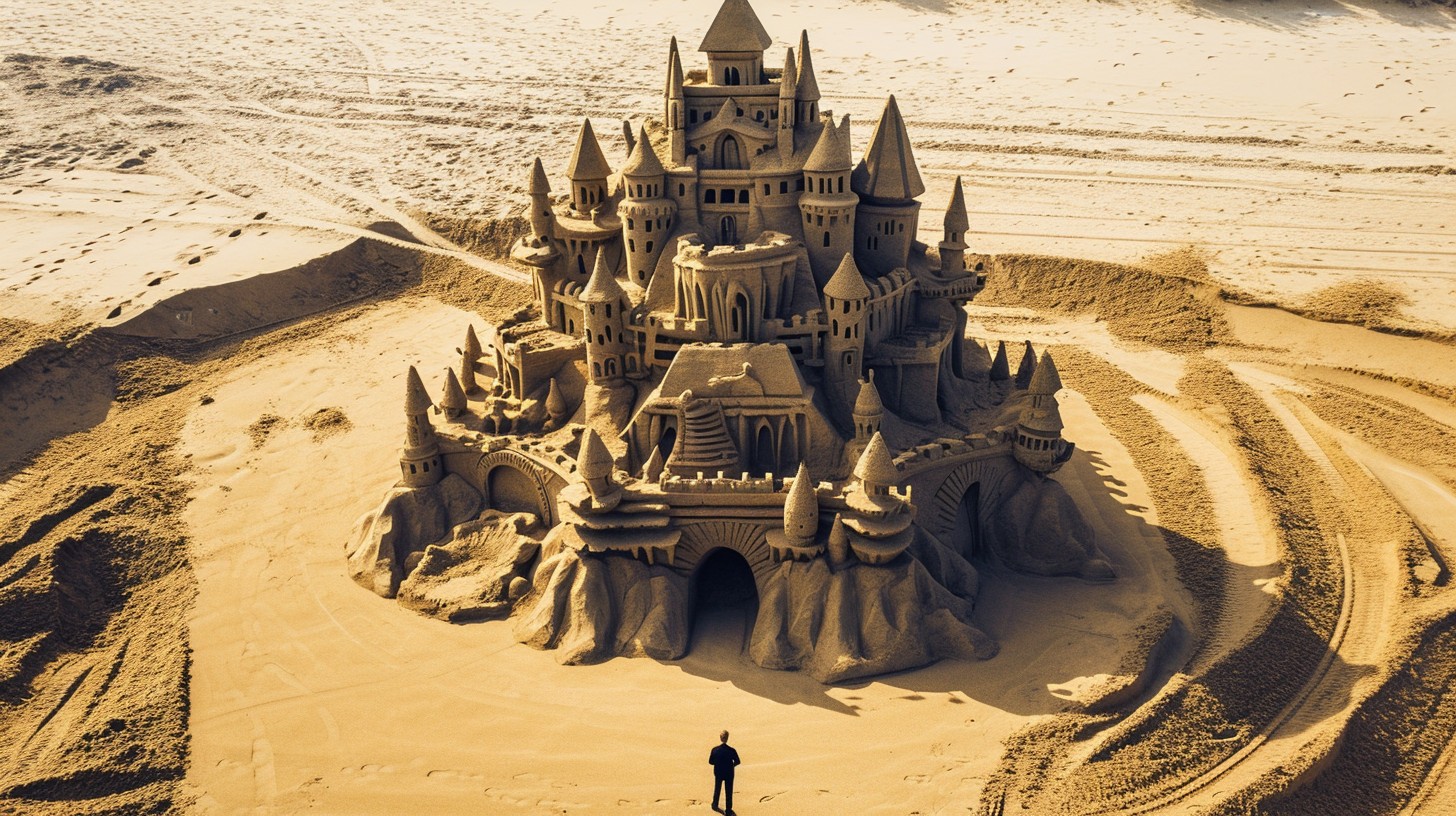 Free Majestic Sand Castle Image - Sand, Castle, Beach | Download at ...