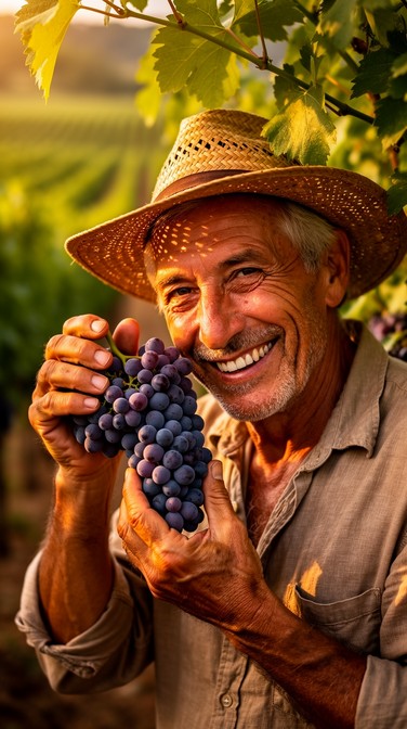 Free Grape Harvest Portrait Image - Portrait, Vintage, Grapes ...