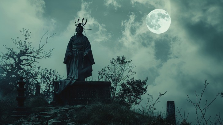 Free Mystical Moonlit Pharaoh Image - Moon, Night, Statue | Download at ...
