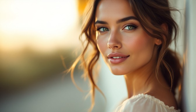 Free Elegant woman portrait Image - Woman, Sunset, Beautiful | Download ...