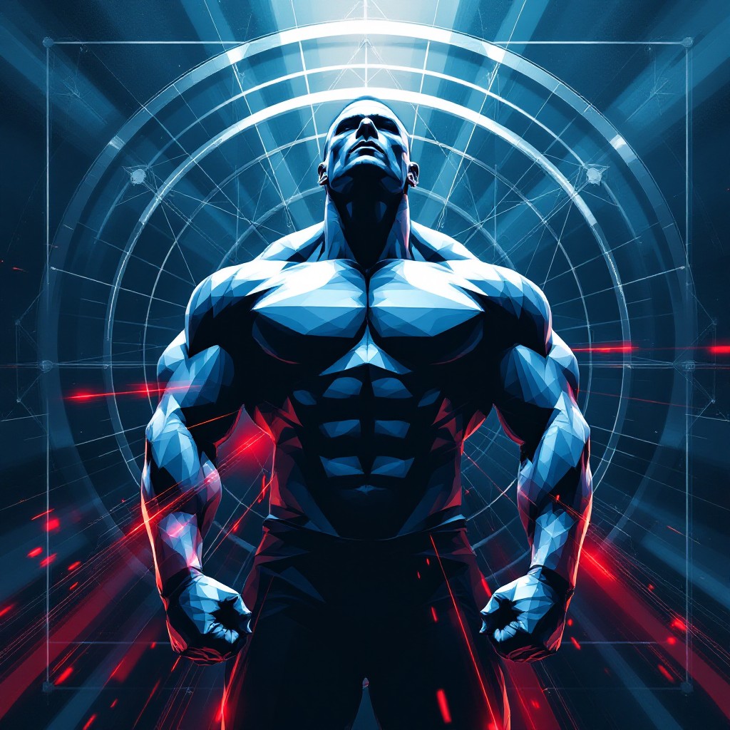Power Geometry Free Power Meets Geometry Image - Powerful, Geometric, Muscular ...