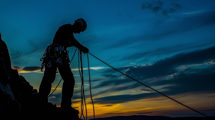 Free Sunset Mountain Climber Image - Sunset, Climber, Mountains ...